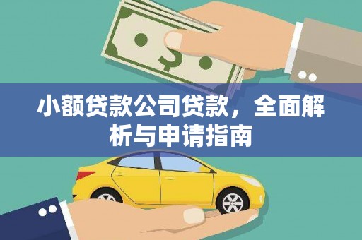 象州小额贷款公司贷款，全面解析与申请指南