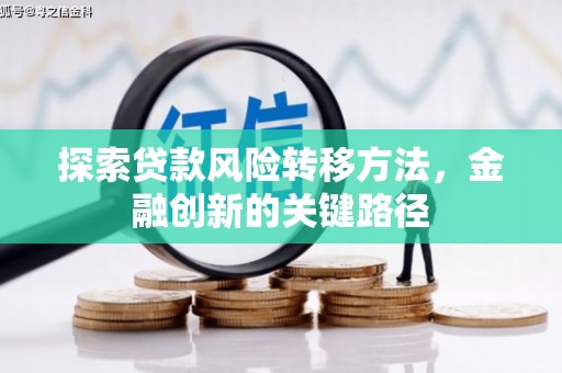 象州探索贷款风险转移方法，金融创新的关键路径