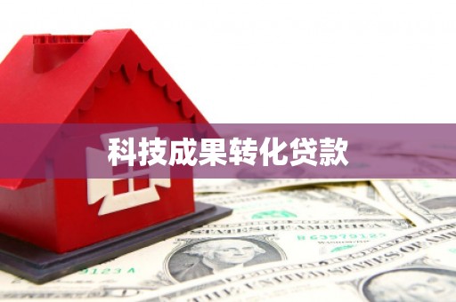象州科技成果转化贷款