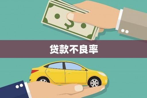象州贷款不良率
