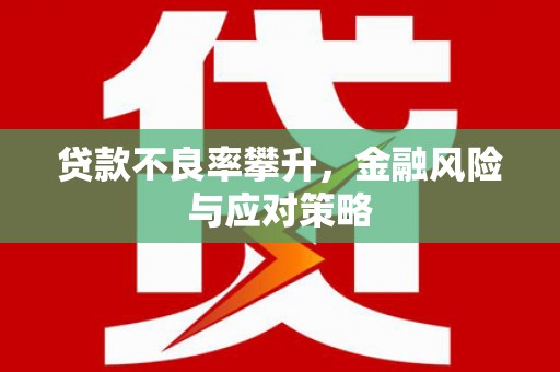 象州贷款不良率攀升，金融风险与应对策略