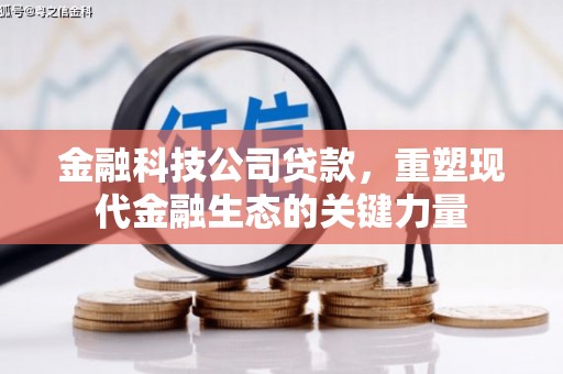 象州金融科技公司贷款，重塑现代金融生态的关键力量