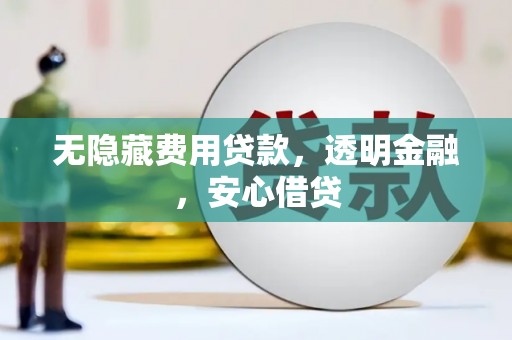 象州无隐藏费用贷款，透明金融，安心借贷
