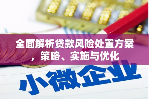 象州全面解析贷款风险处置方案，策略、实施与优化