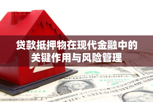 象州贷款抵押物在现代金融中的关键作用与风险管理