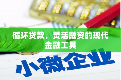 象州循环贷款，灵活融资的现代金融工具