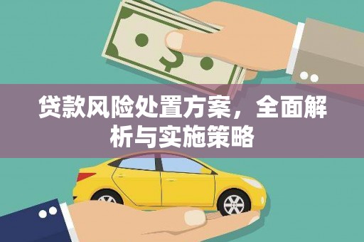 象州贷款风险处置方案，全面解析与实施策略